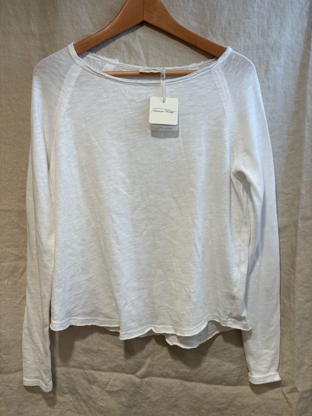 American Vintage Sonoma slub cotton tee, S